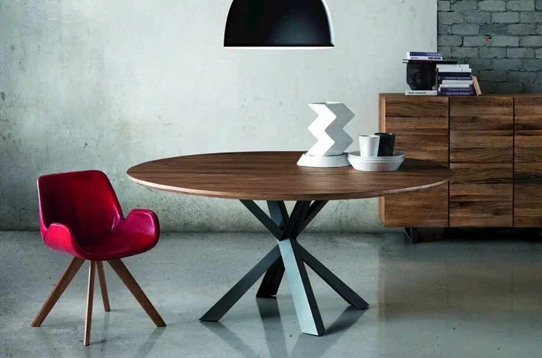 Linea Legno Tavolo Montana Wild Round